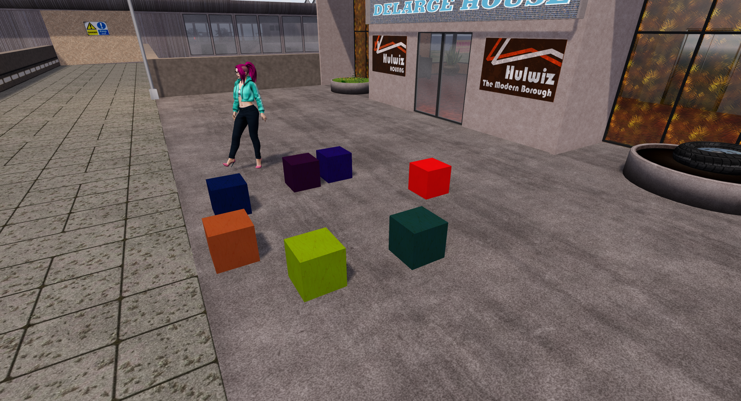 Random colour object